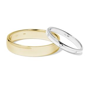 Zlaté snubní prsteny KLENOTA