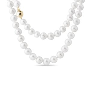 Zlatý náhrdelník z perel Akoya - A KLENOTA